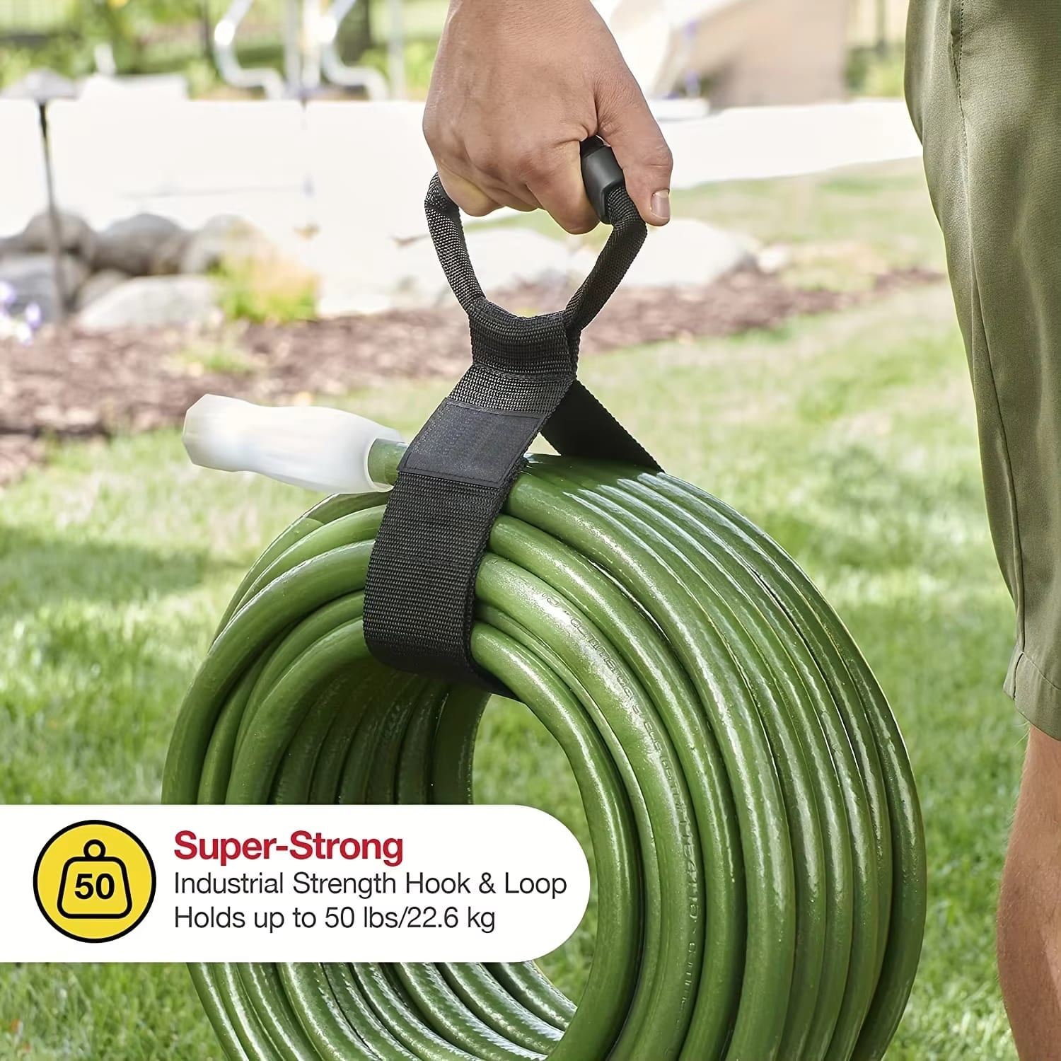 Heavy Duty Extension Cord Strap Holder